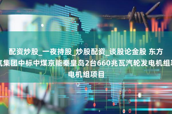 配资炒股_一夜持股_炒股配资_谈股论金股 东方电气集团中标中煤京能秦皇岛2台660兆瓦汽轮发电机组项目