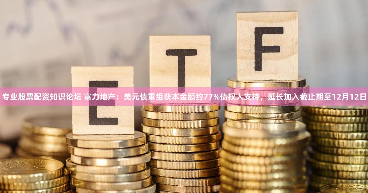 专业股票配资知识论坛 富力地产:美元债重组获本金额约77%债权人支持,延长加入截止期至12月12日