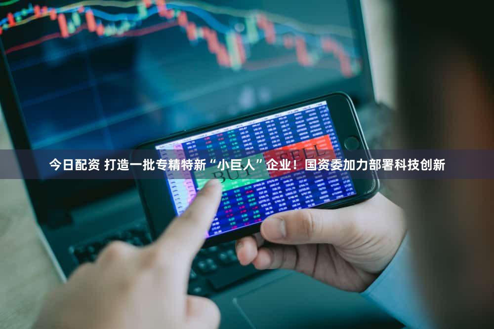 今日配资 打造一批专精特新“小巨人”企业!国资委加力部署科技创新