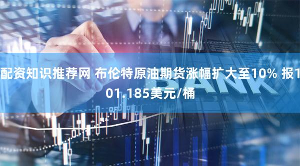 配资知识推荐网 布伦特原油期货涨幅扩大至10% 报101.185美元/桶