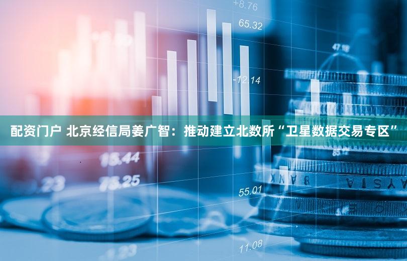 配资门户 北京经信局姜广智：推动建立北数所“卫星数据交易专区”